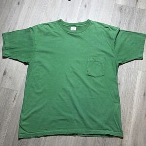Vtg Gap 90s Pocket T-shirt Men's Sz XL Green Single Stitch Basic Tee GUC